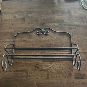 Longaberger Black Metal Wall Shelf